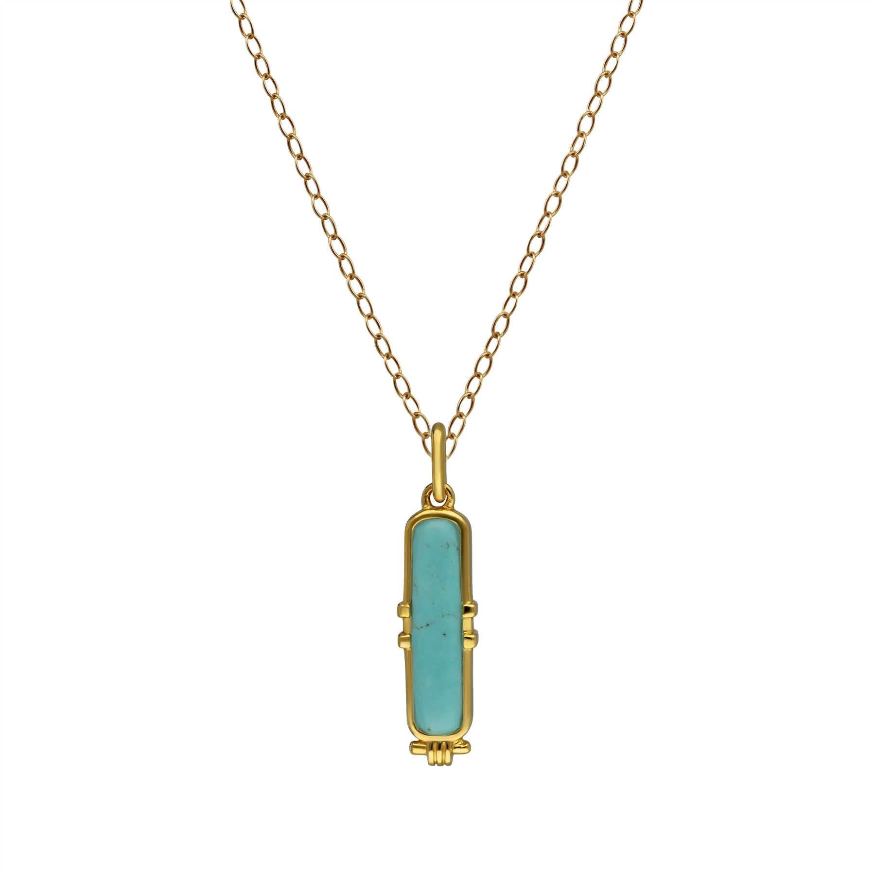 Pendentif ECFEW™ 'The Ruler' Talisman avec Turquoise