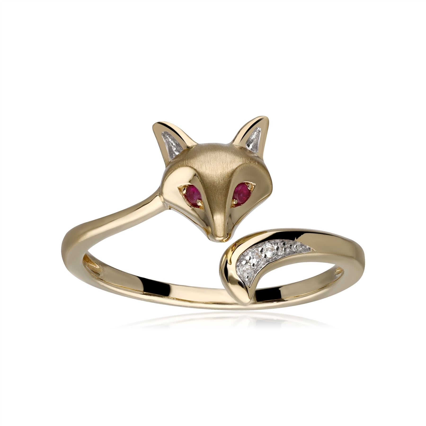 Bague Gardenia Renard avec Rubis