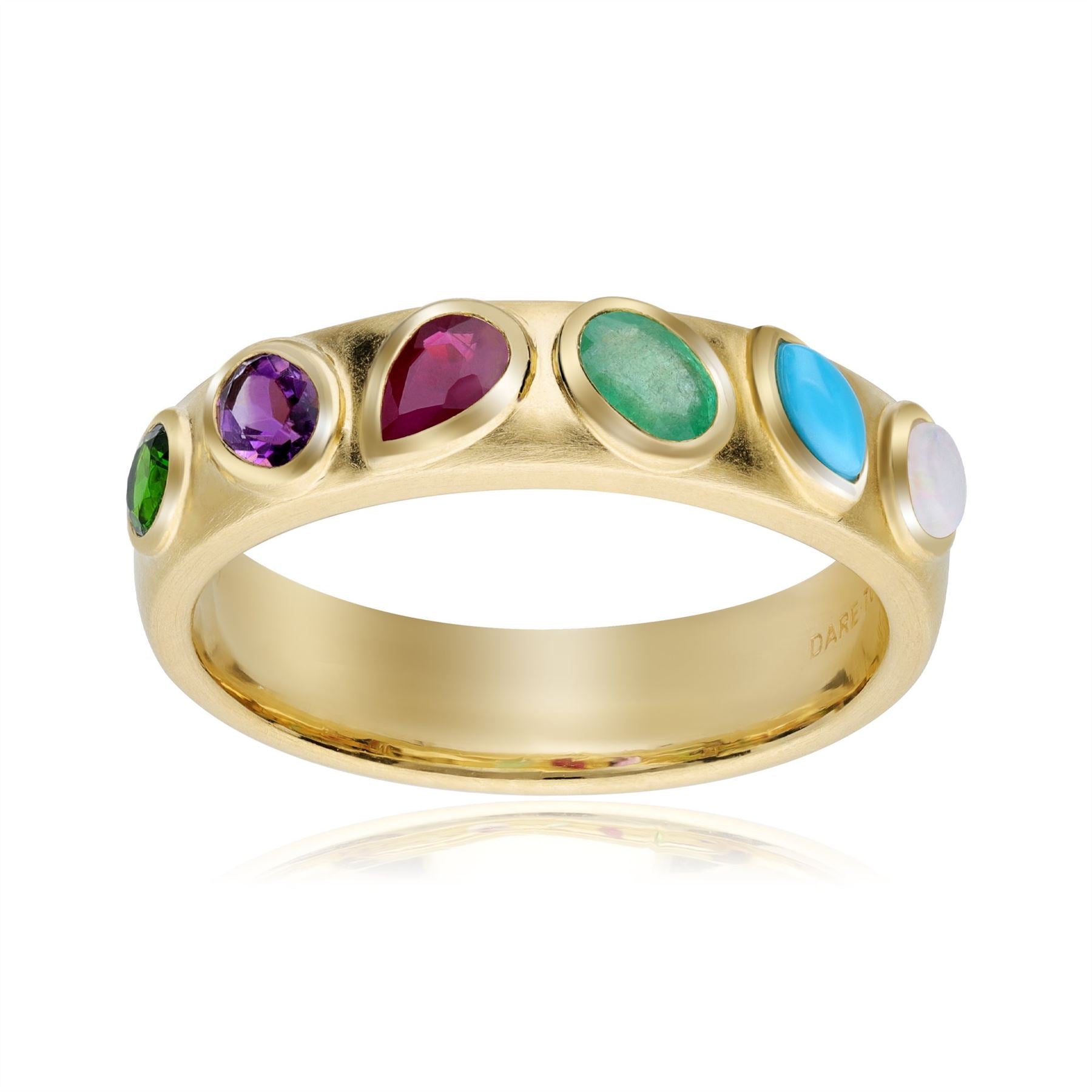 Bague Coded Whispers 'Dare To' Pierres Précieuses