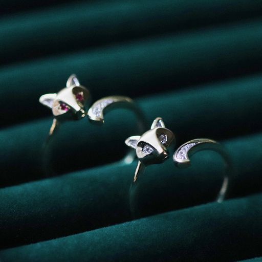 Bague Gardenia Renard avec Tsavorite