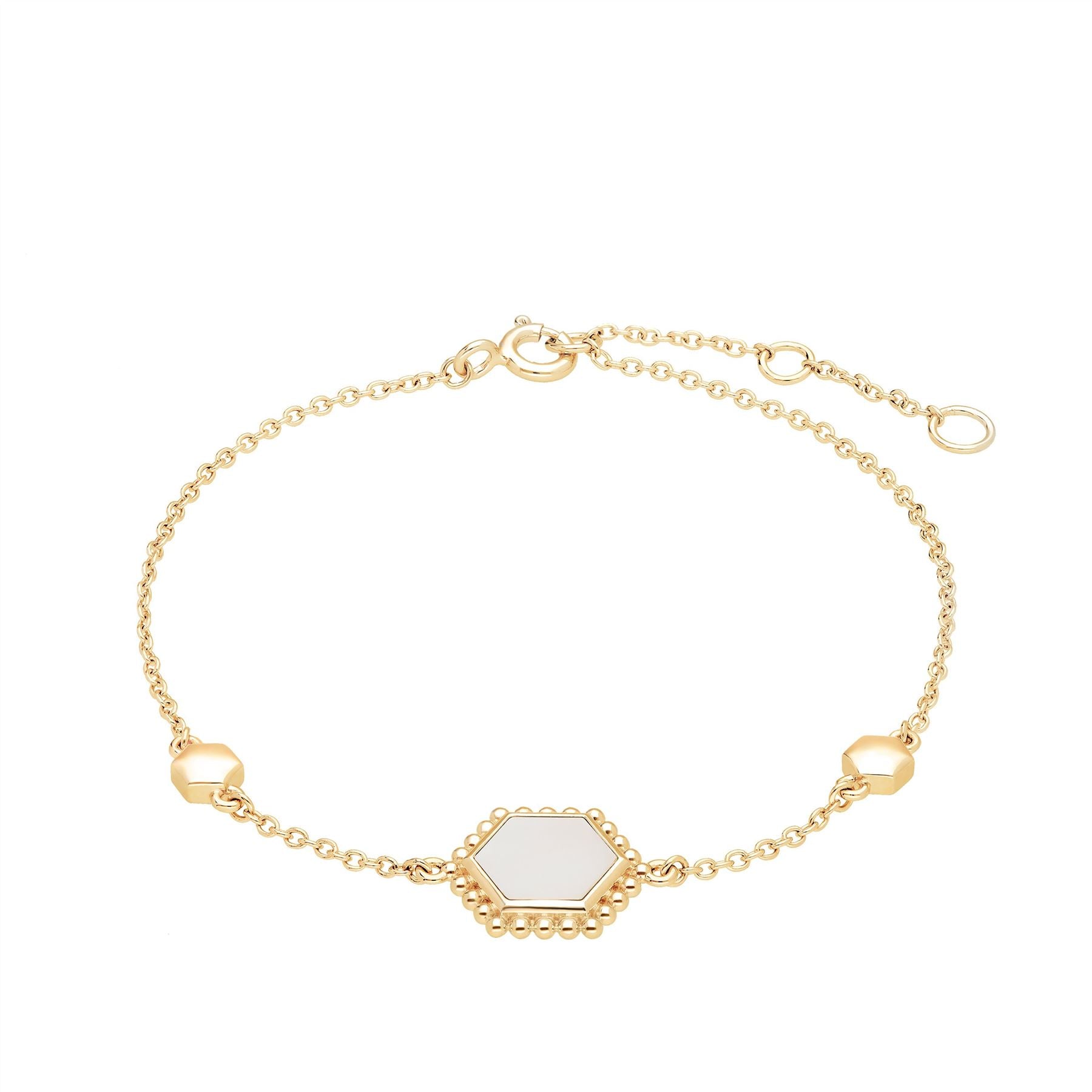 Collier bijou enfant ou bébé , orné de perles, en Or jaune ou Or blanc 9  carats