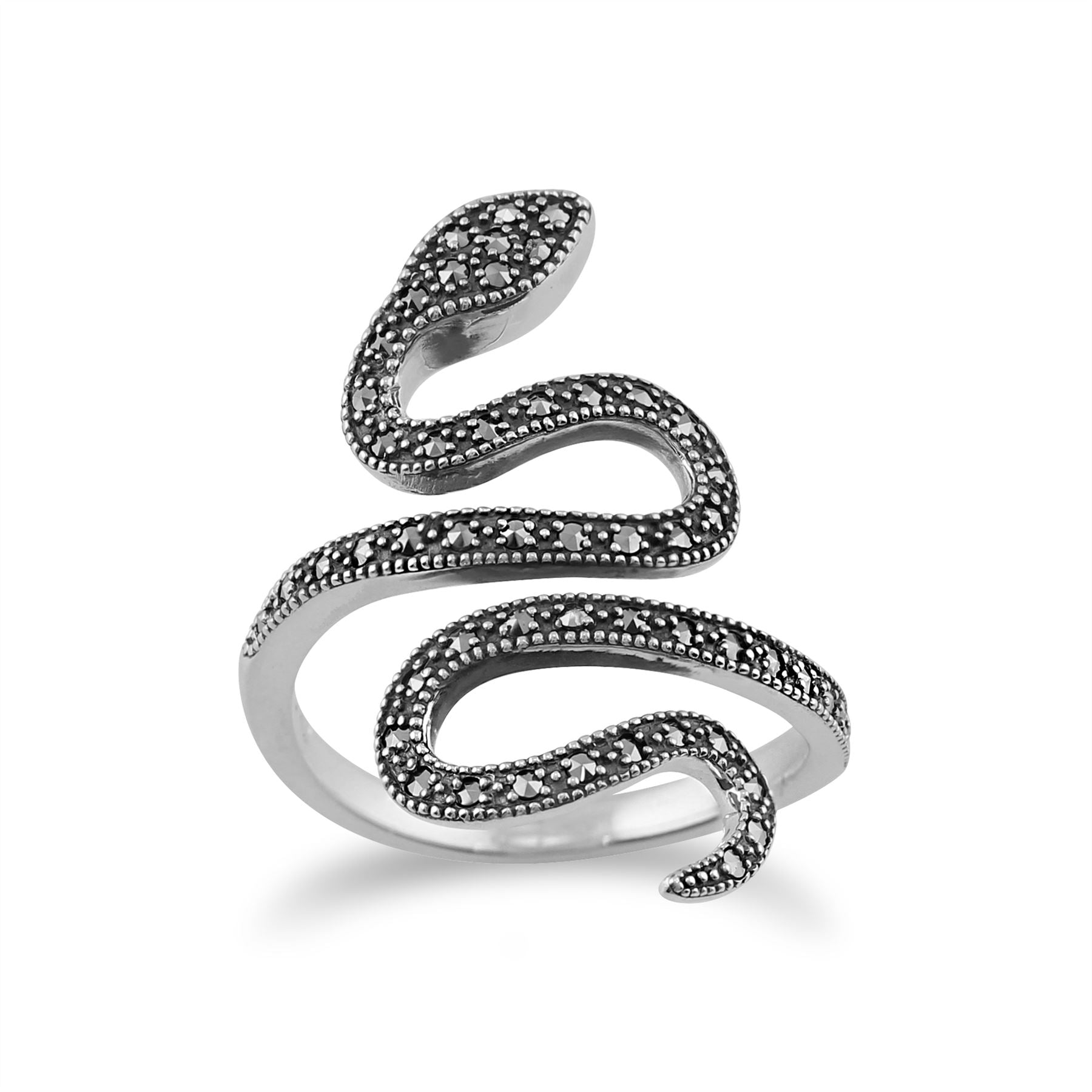 Bague serpent argent outlet massif