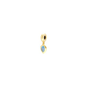 Charm's Collection Achievement Topaze Bleue "Pierre de la renaissance" Argent 925 Plaqué Or Jaune